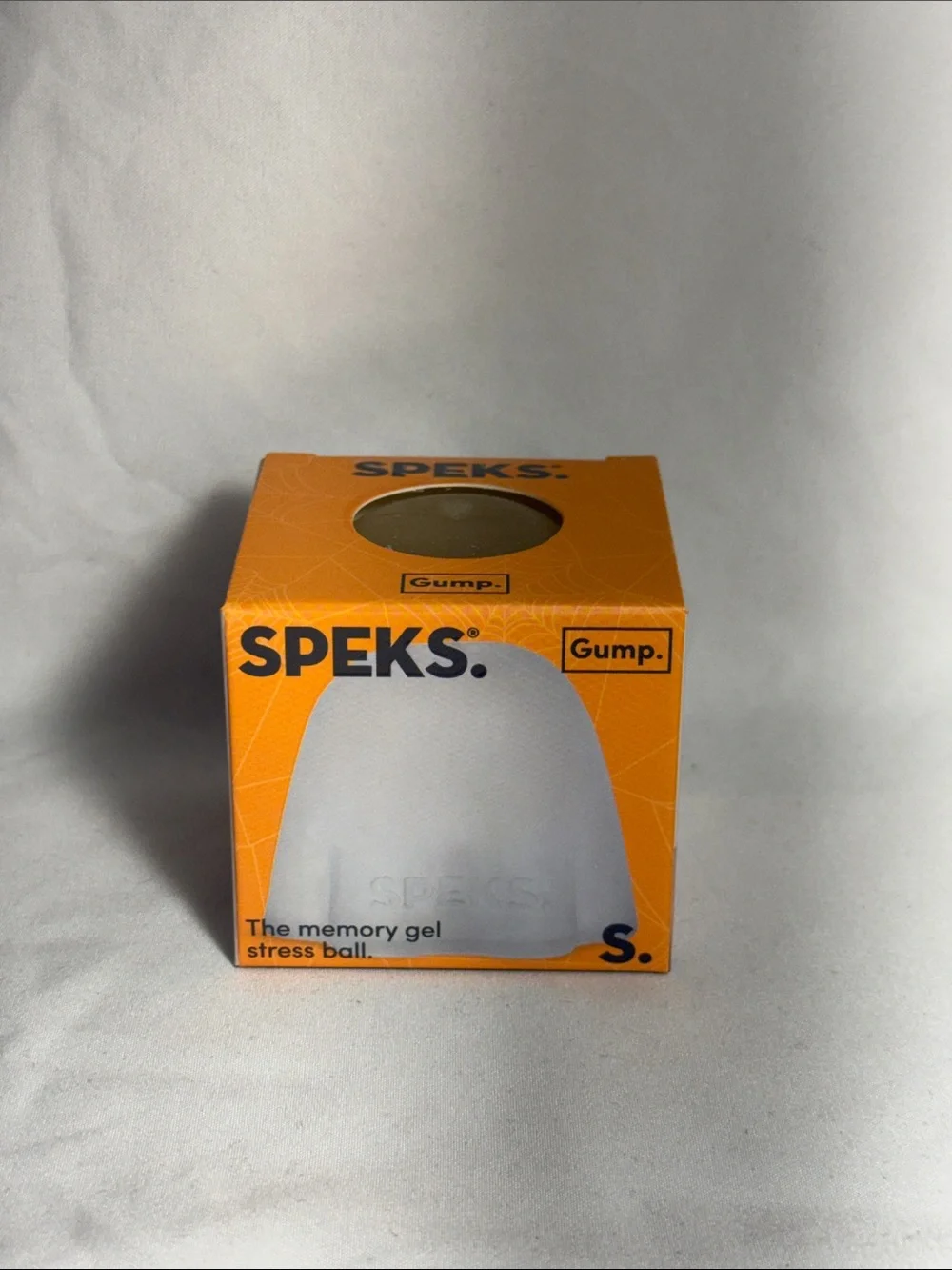 Memory Gel Stress Ball - White